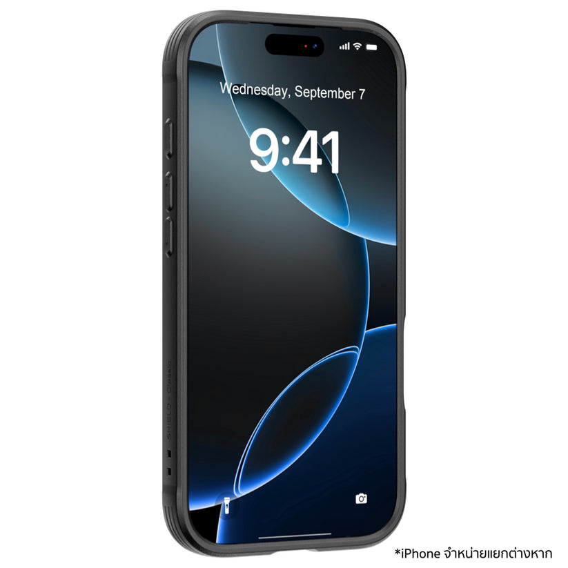 เคสไอโฟน Shield Classic รองรับ MagSafe สำหรับ iPhone 17 Pro Max สี Black กันรอยขีดข่วน จากแบรนด์ RAPTIC