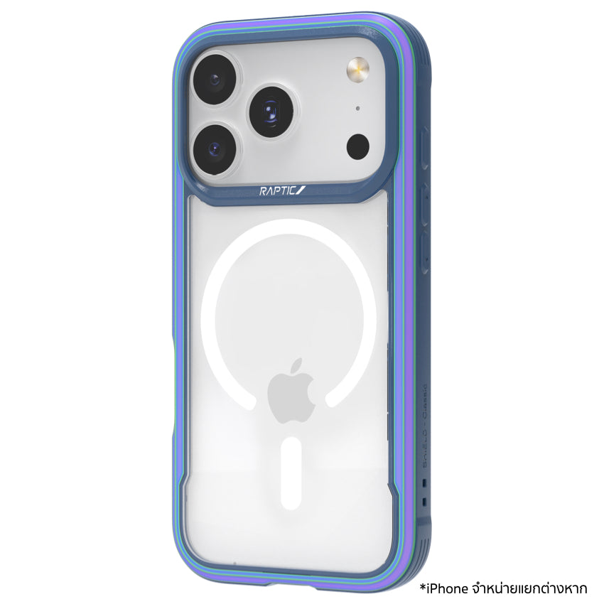 เคสไอโฟน Shield Classic รองรับ MagSafe สำหรับ iPhone 17 Pro Max สี Iridescent ดีไซน์สวยงาม จากแบรนด์ RAPTIC