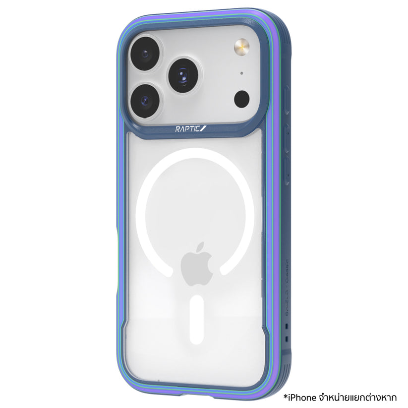 เคสไอโฟน Shield Classic รองรับ MagSafe สำหรับ iPhone 17 Pro Max สี Iridescent ดีไซน์สวยงาม จากแบรนด์ RAPTIC