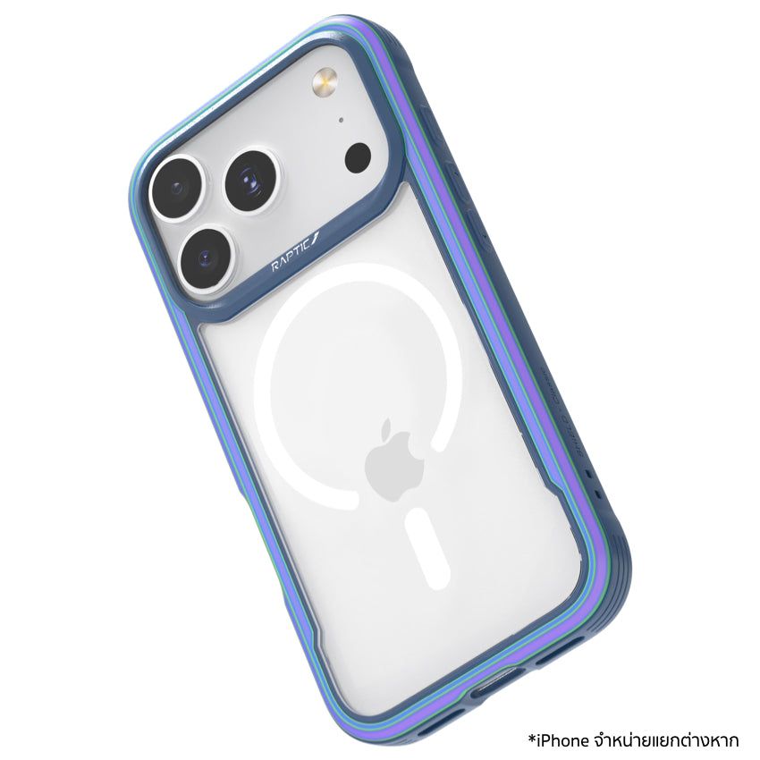 เคสไอโฟน Shield Classic รองรับ MagSafe สำหรับ iPhone 17 Pro Max สี Iridescent กันกระแทก จากแบรนด์ RAPTIC