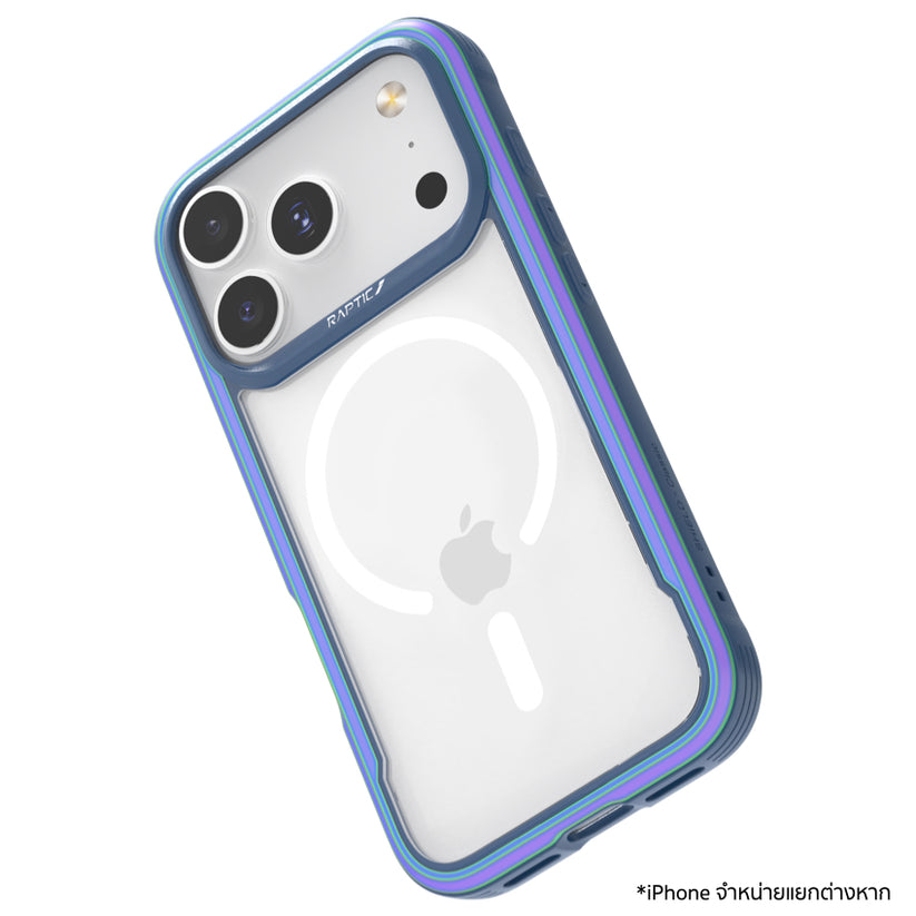 เคสไอโฟน Shield Classic รองรับ MagSafe สำหรับ iPhone 17 Pro Max สี Iridescent กันกระแทก จากแบรนด์ RAPTIC