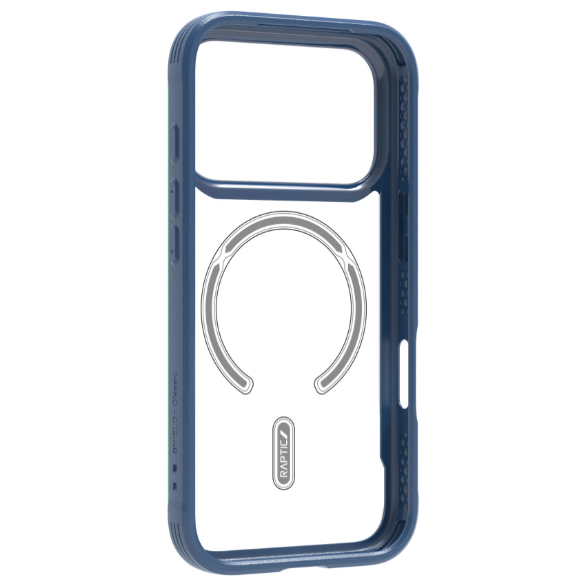 เคสไอโฟน Shield Classic รองรับ MagSafe สำหรับ iPhone 17 Pro Max สี Iridescent มองเห็นตัวเครื่อง จากแบรนด์ RAPTIC