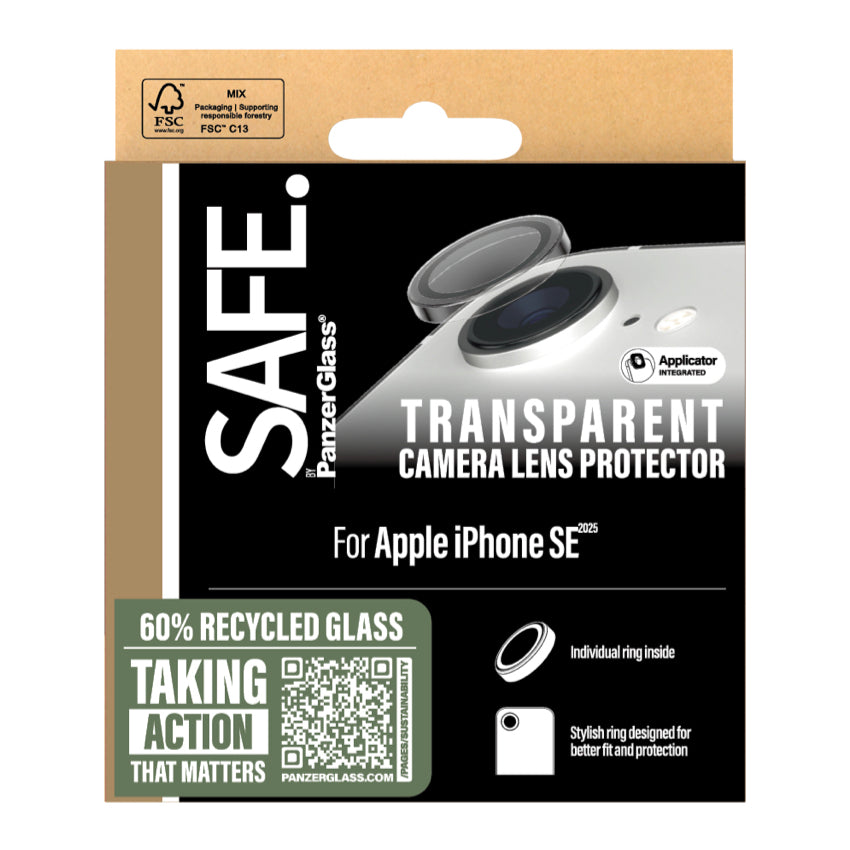 ฟิล์มกระจกกันรอยเลนส์กล้อง iPhone 16e Safe Camera Lens Protector