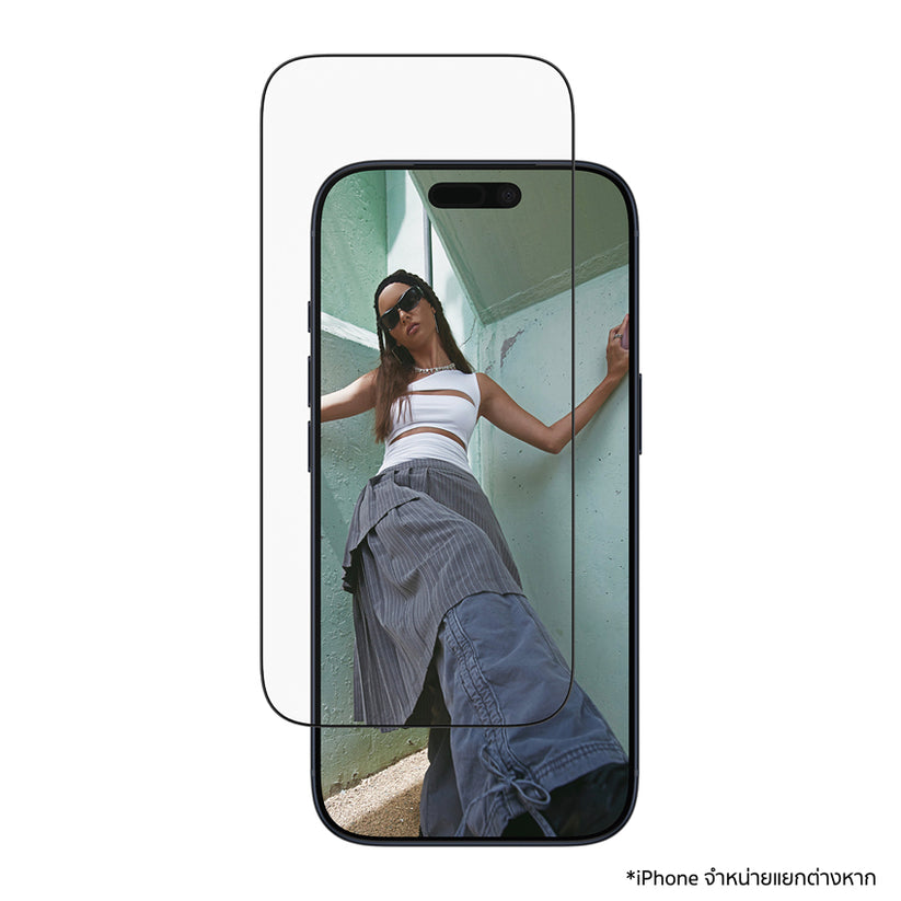ฟิล์มใสขอบดำ Ultra Wide Fit สำหรับ iPhone 17 Pro กันกระแทก แบรนด์ SAFE