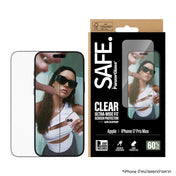 ฟิล์มใสขอบดำ Ultra Wide Fit สำหรับ iPhone 17 Pro Max แบรนด์ SAFE