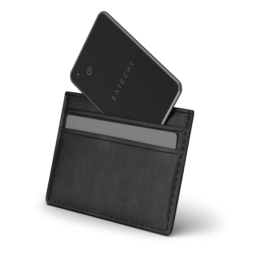 อุปกรณ์ติดตามกระเป๋าสตางค์ FindAll Wallet Card สี Black พกพาง่าย แบรนด์ SATECHI