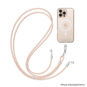 สายคล้องโทรศัพท์มือถือ OntheGo และ สาย USB-C สี Desert Rose แบรนด์ SATECHI