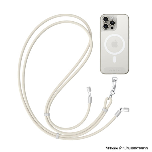 สายคล้องโทรศัพท์มือถือ OntheGo และ สาย USB-C สี Sand แบรนด์ SATECHI