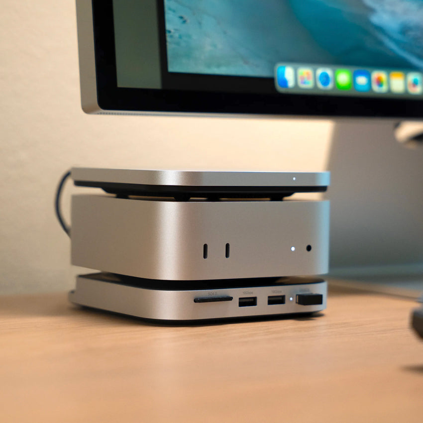 SATECHI USB4 Slim NVMe SSD Enclosure พื้นที่จัดเก็บข้อมูล โอนข้อมูลเร็ว 40 Gbps