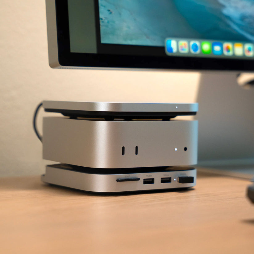 SATECHI USB4 Slim NVMe SSD Enclosure พื้นที่จัดเก็บข้อมูล โอนข้อมูลเร็ว 40 Gbps