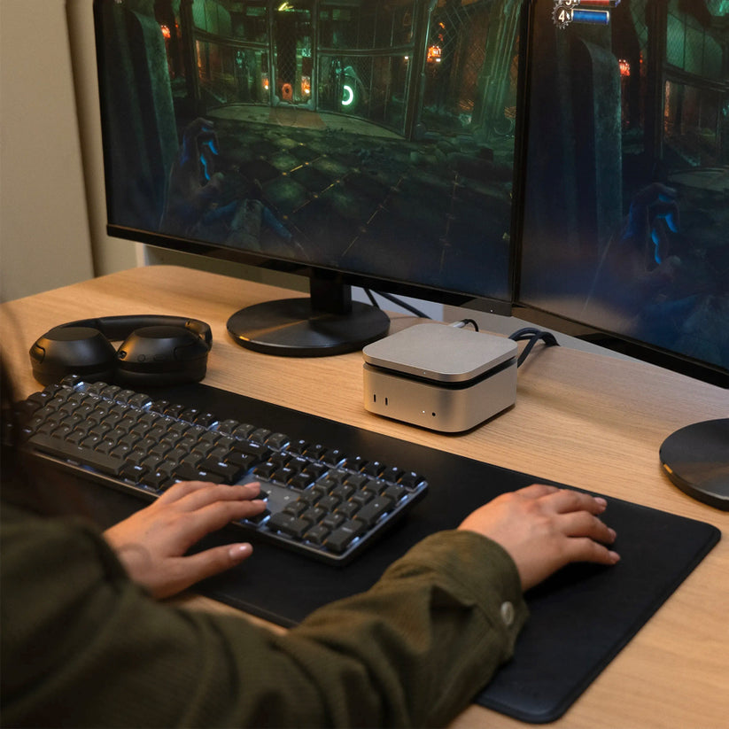 SATECHI USB4 Slim NVMe SSD Enclosure พื้นที่จัดเก็บข้อมูล เหมาะสำหรับ วิดีโอ 4K, ภาพถ่ายความละเอียดสูง หรือ คลังเกม