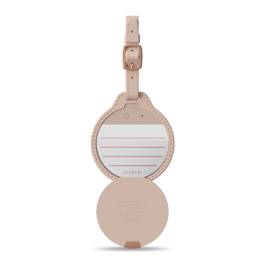 แท็กติดกระเป๋าเดินทาง Vegan-Leather FindAll Luggage Tag - Desert Rose ปลอดภัย สะดวกสบาย แบรนด์ SATECHI