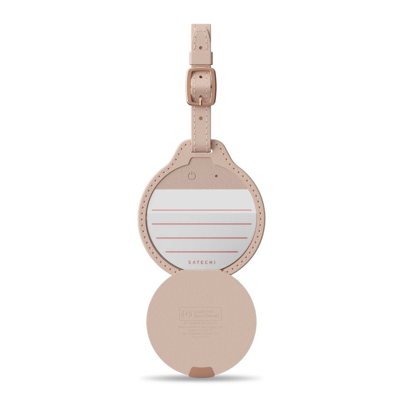 แท็กติดกระเป๋าเดินทาง Vegan-Leather FindAll Luggage Tag - Desert Rose ปลอดภัย สะดวกสบาย แบรนด์ SATECHI