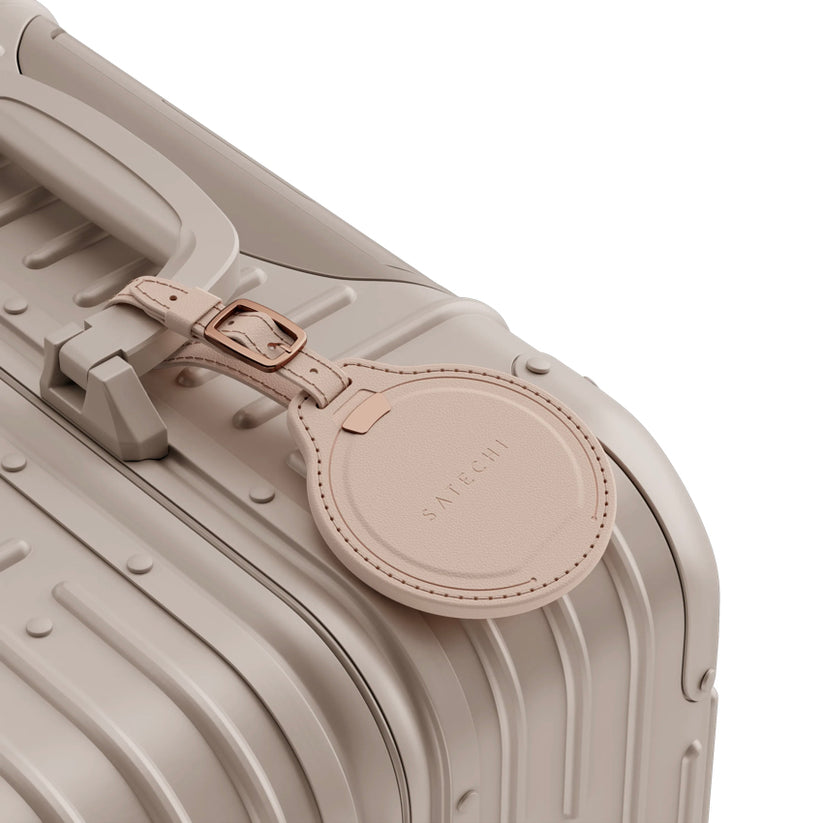 แท็กติดกระเป๋าเดินทาง Vegan-Leather FindAll Luggage Tag - Desert Rose ดีไซน์สวยงาม แบรนด์ SATECHI