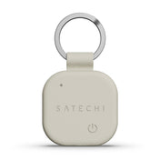 อุปกรณ์ติดตามสิ่งของ Vegan-Leather Findall Keychain สี Sand แบรนด์ SATECHI