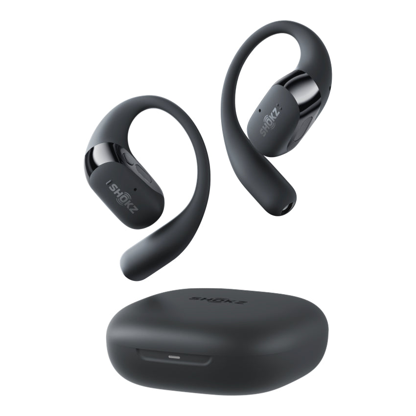 หูฟังไร้สาย OpenFit 2+ สี Black จากแบรนด์ SHOKZ