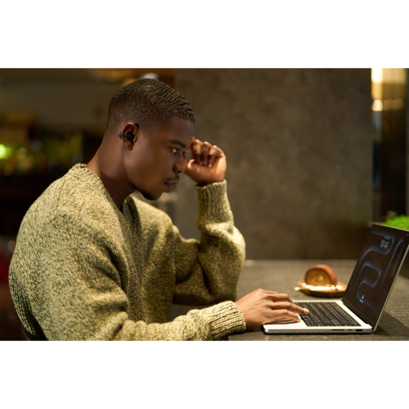 หูฟังไร้สาย OpenDots One สี Black เชื่อมต่อพร้อมกันได้ 2 อุปกรณ์ จากแบรนด์ SHOKZ