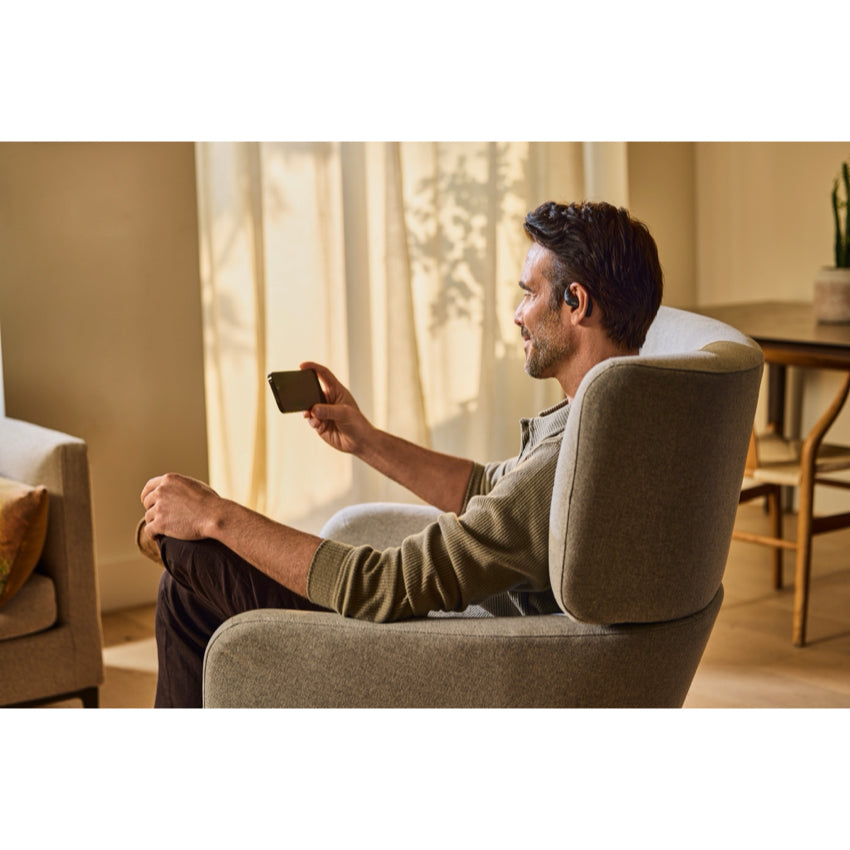 หูฟังไร้สาย OpenFit 2+ สี Black ใช้งานที่แม่นยำ และ ง่ายดาย จากแบรนด์ SHOKZ