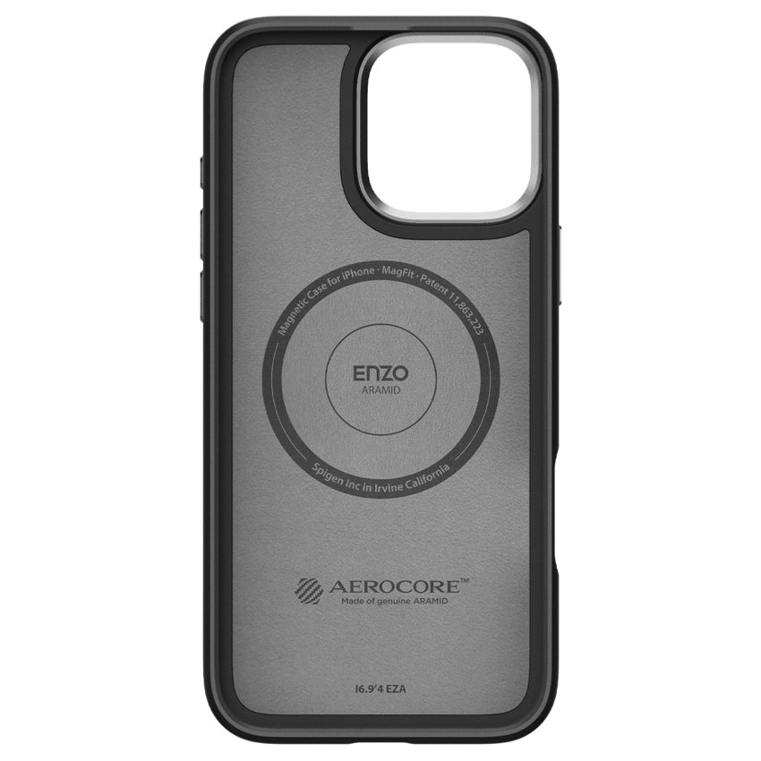 SPIGEN Enzo Aramid for iPhone 16 Pro Max - Black Natural