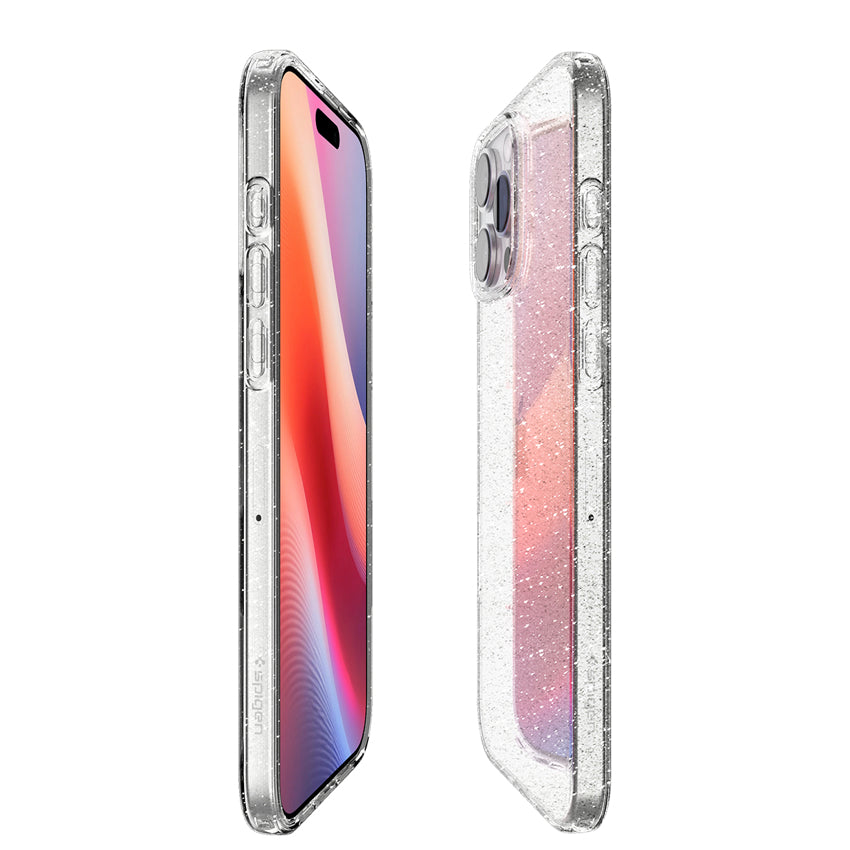 SPIGEN Liquid Crystal Glitter for iPhone 16 Pro Max - Crystal Quartz