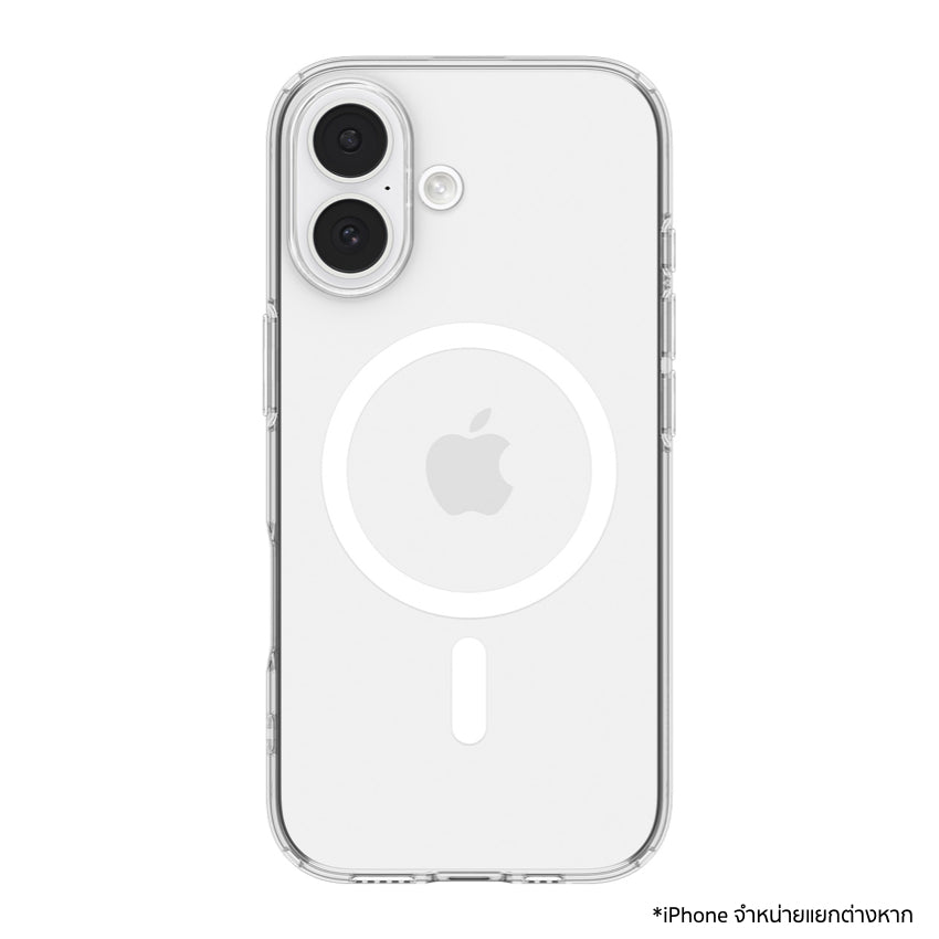 เคสใส Spigen Liquid Crystal MagFit สำหรับ iPhone 17 สี Clear White