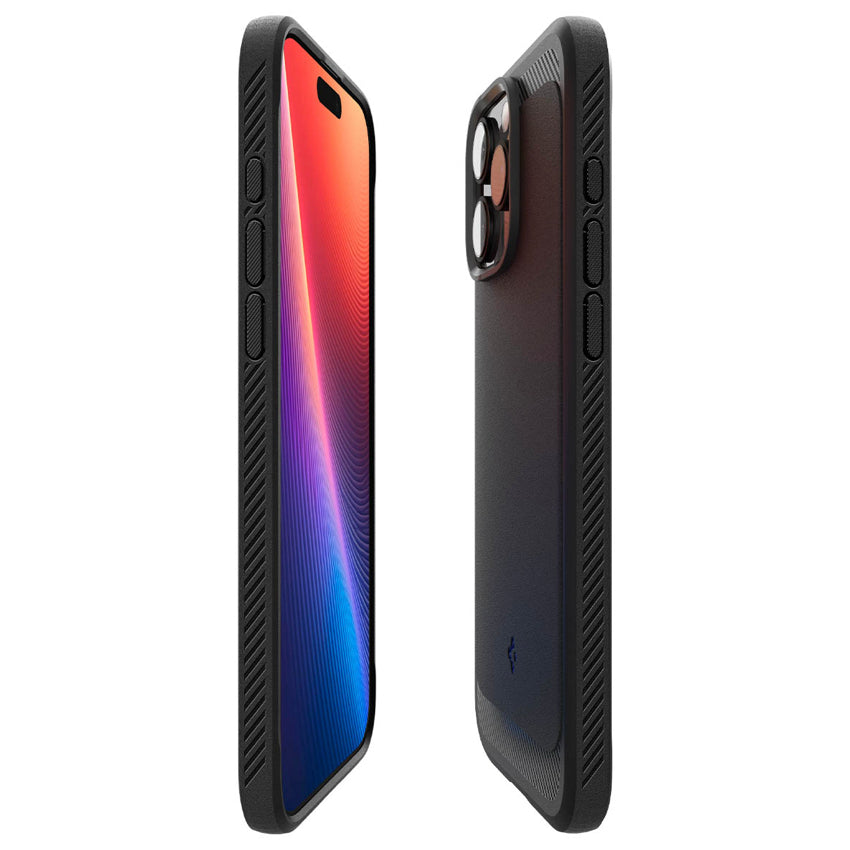 SPIGEN Rugged Armor Magfit for iPhone 16 Pro Max - Matte Black