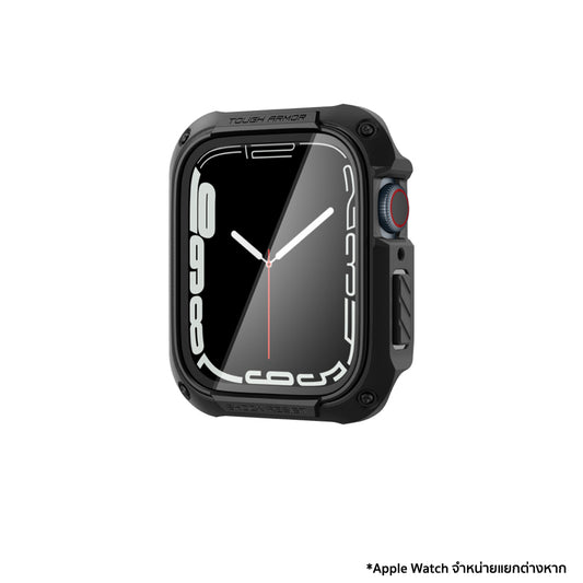 เคสพร้อมฟิล์มกระจก Tough Armor สำหรับ Apple Watch 45 มม. จากแบรนด์ SPIGEN