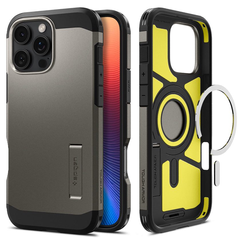 SPIGEN Tough Armor Magfit for iPhone 16 Pro - Gunmetal