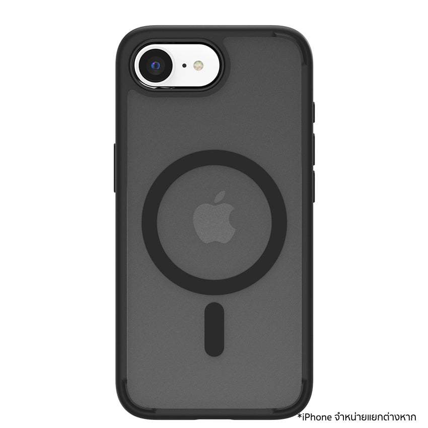 เคสไอโฟน Ultra Hybrid Crystal MagFit สำหรับ iPhone 16e สี Frost Black จากแบรนด์ SPIGEN