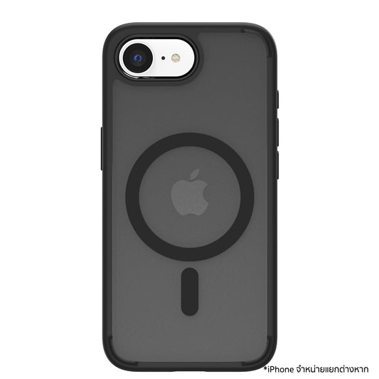 เคสไอโฟน Ultra Hybrid Crystal MagFit สำหรับ iPhone 16e สี Frost Black จากแบรนด์ SPIGEN