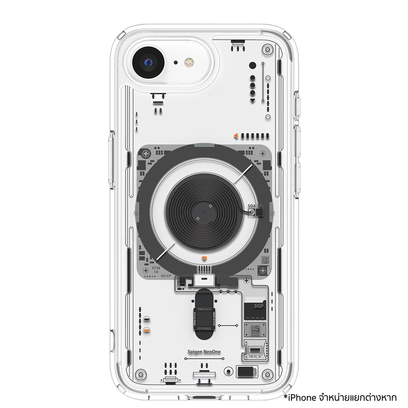 เคสไอโฟน Ultra Hybrid Crystal MagFit สำหรับ iPhone 16e สี Neo One จากแบรนด์ SPIGEN