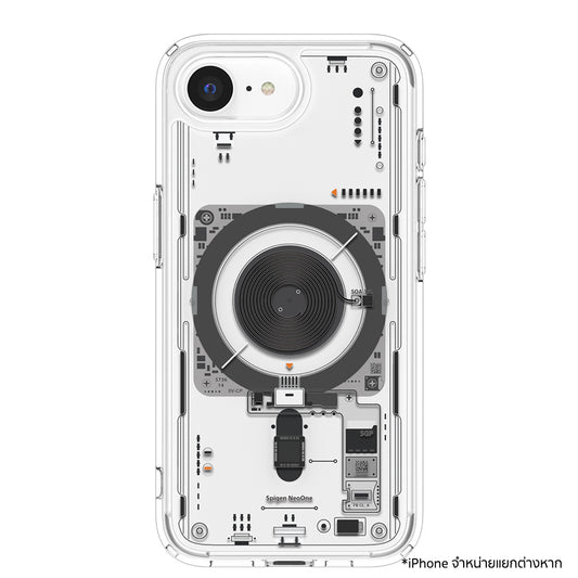 เคสไอโฟน Ultra Hybrid Crystal MagFit สำหรับ iPhone 16e สี Neo One จากแบรนด์ SPIGEN