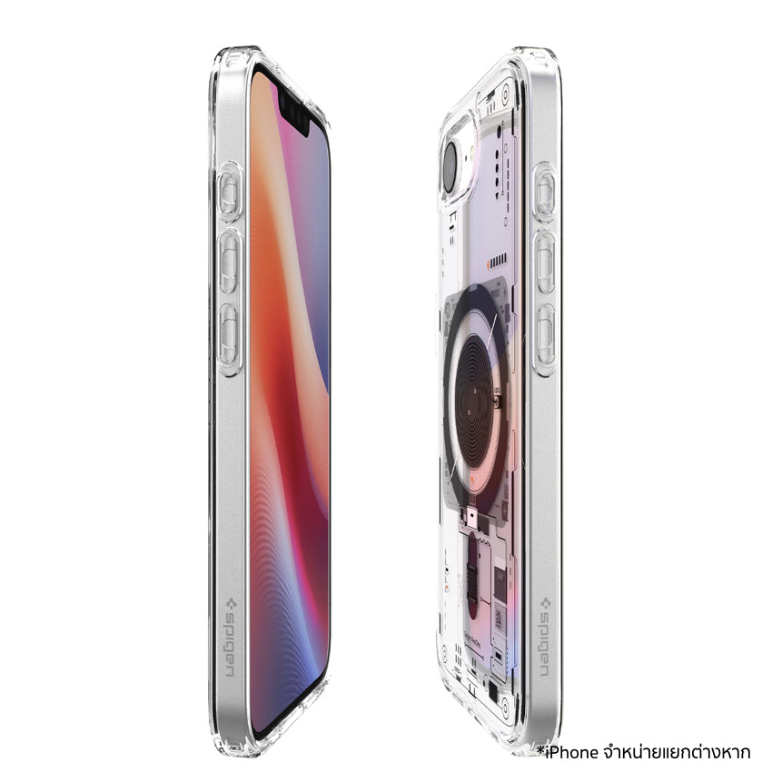 เคสไอโฟน Ultra Hybrid Crystal MagFit สำหรับ iPhone 16e สี Neo One ดีไซน์ลํ้าสมัย จากแบรนด์ SPIGEN