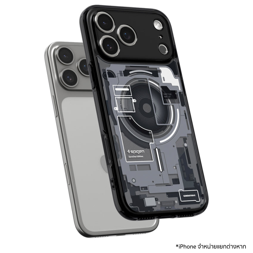 เคส Spigen Ultra Hybrid MagFit กันกระแทกดีไซน์โปร่งใส