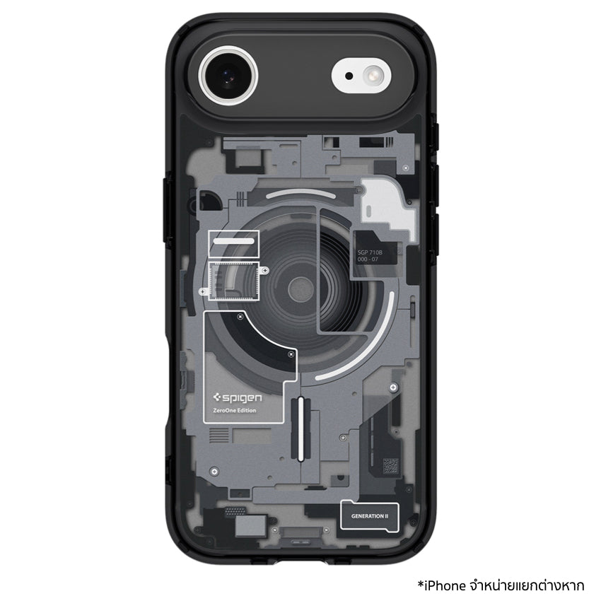 เคส Spigen Ultra Hybrid MagFit Zero One Black สำหรับ iPhone Air
