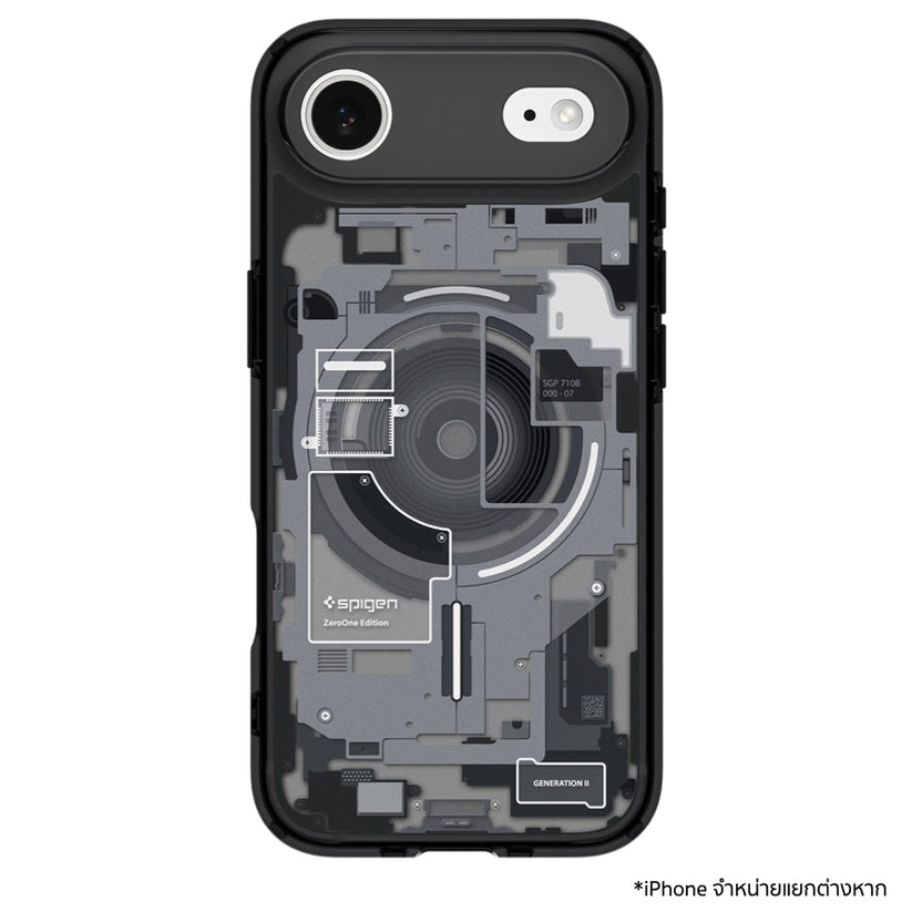 เคส Spigen Ultra Hybrid MagFit Zero One Black สำหรับ iPhone Air