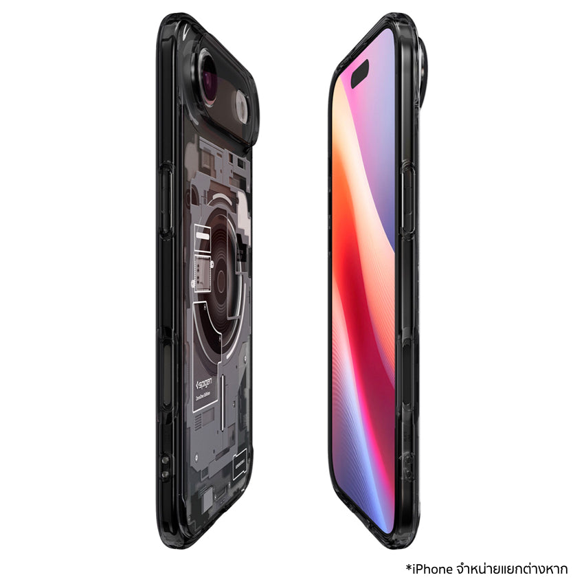 iPhone Air เคส Spigen รุ่น Ultra Hybrid ดีไซน์ Zero One Black