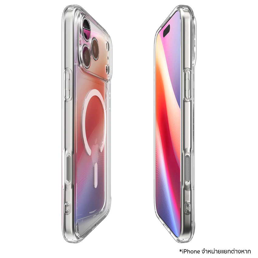 เคส MagFit Spigen Ultra Hybrid สีขาวใส