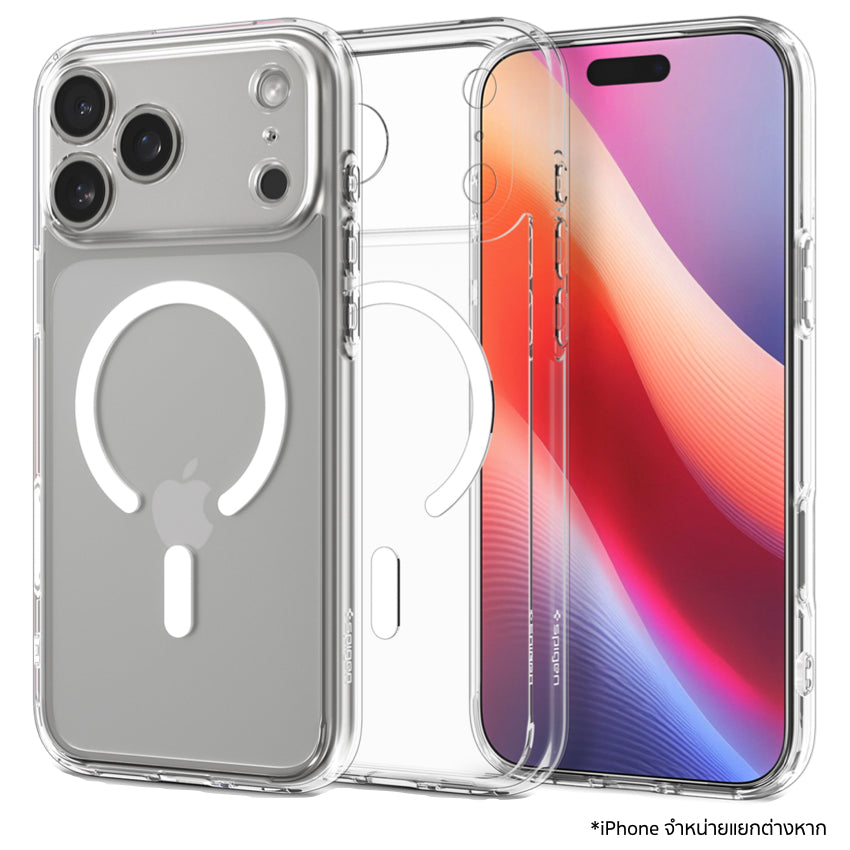 Spigen Ultra Hybrid MagFit เคสแม่เหล็กใส iPhone 17 Pro Max