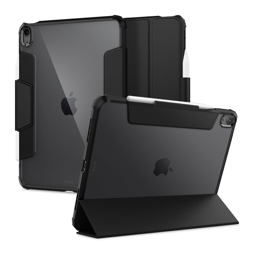เคสฝาพับ Spigen Ultra Hybrid Pro สี Black สำหรับ iPad Air 10.9 นิ้ว และ iPad Air 11 นิ้ว ขาตั้งปรับได่ จากแบรนด์ SPIGEN
