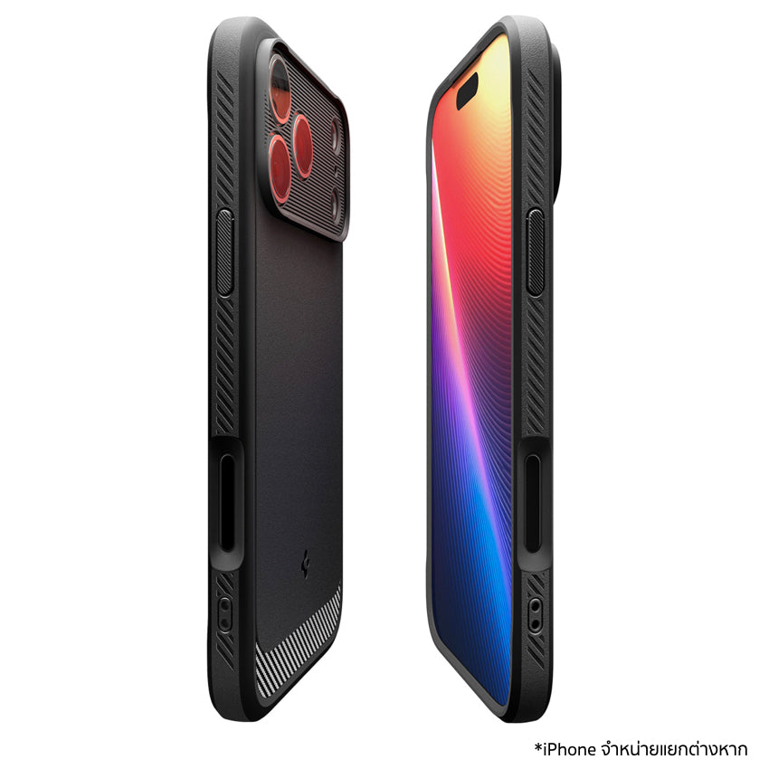 เคส iPhone 17 Pro Max Spigen Rugged Armor MagFit - Black