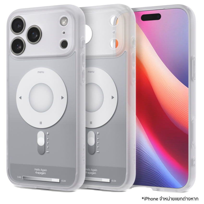 iPhone 17 Pro Max Case Spigen Ultra Hybrid Classic MagFit - Classic Silver