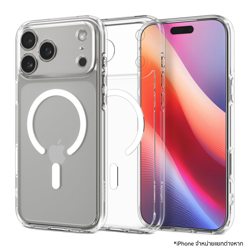 Spigen Ultra Hybrid MagFit เคสแม่เหล็กใส iPhone 17 Pro