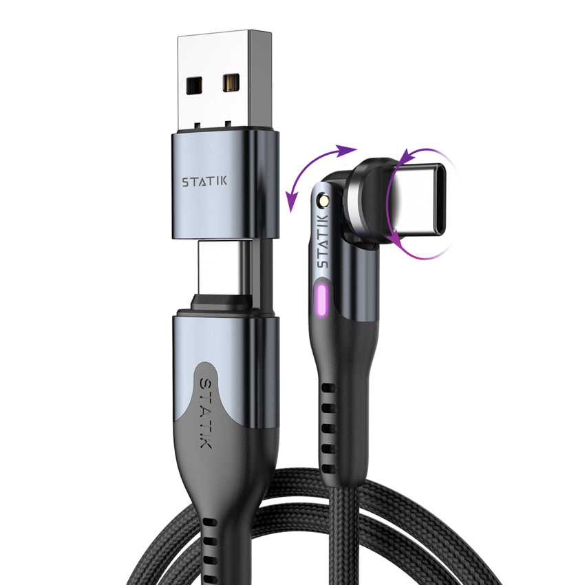 สายชาร์จ PowerPivot Pro USB-C to USB-C สี Black จากแบรนด์ STATIK