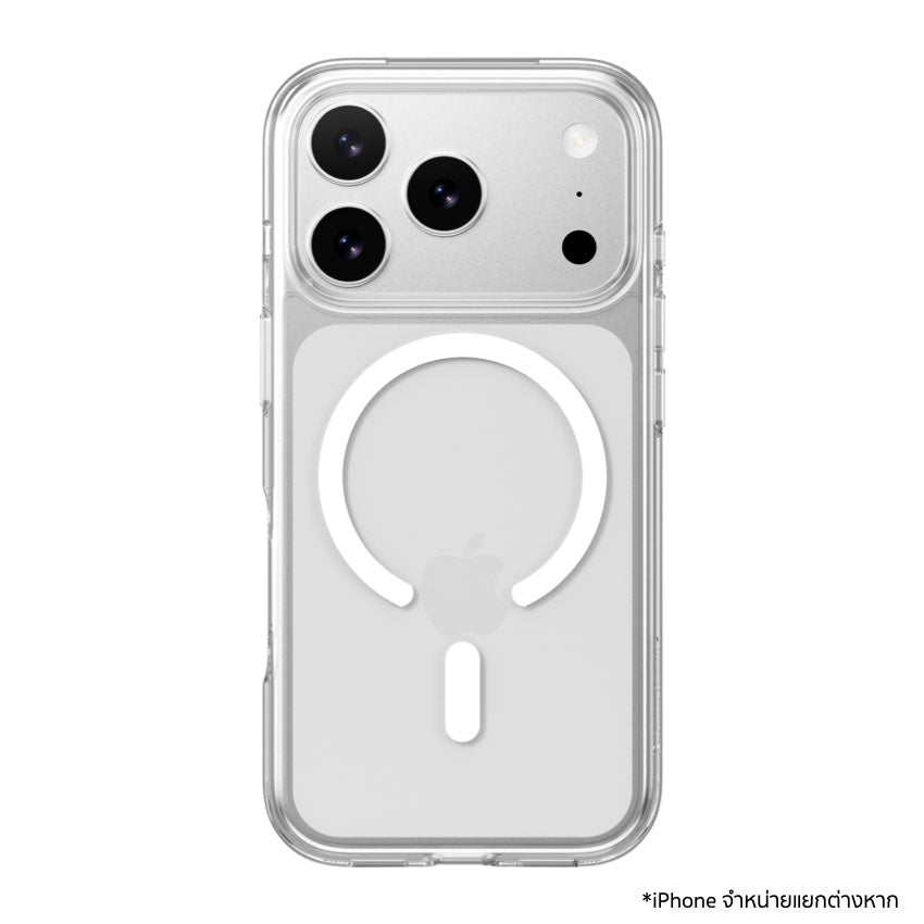 SWITCHEASY Crush M for iPhone 17 Pro เคสใสระดับพรีเมียม โปร่งใส 85% กันกระแทกมาตรฐาน US 16 ฟุต รองรับ MagSafe อย่างลงตัว