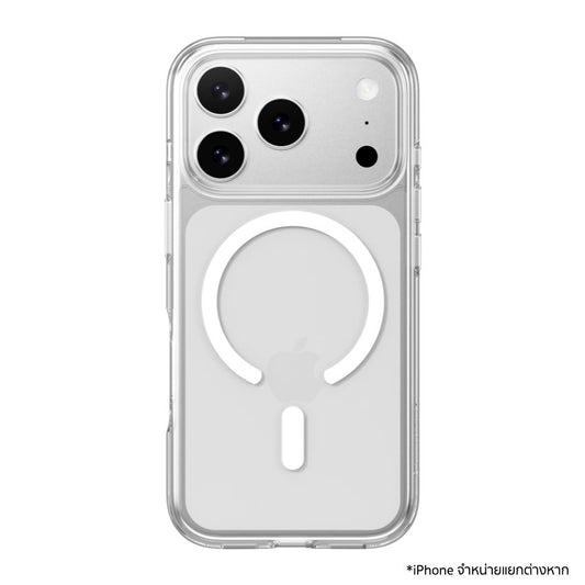 SWITCHEASY Crush M for iPhone 17 Pro เคสใสระดับพรีเมียม โปร่งใส 85% กันกระแทกมาตรฐาน US 16 ฟุต รองรับ MagSafe อย่างลงตัว