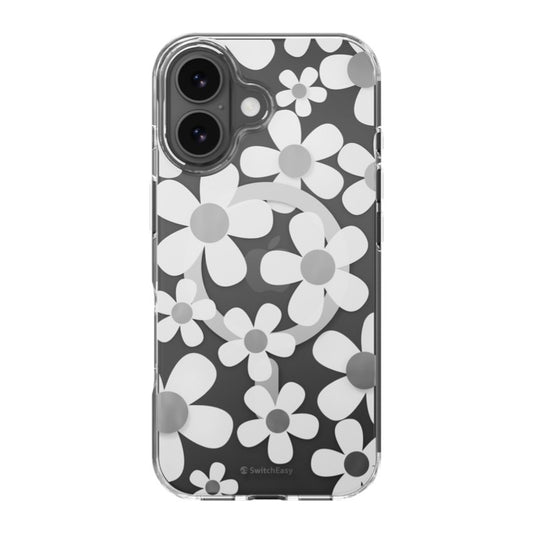 เคสกันกระแทก iPhone 17 Switcheasy Fleur M 3D Pattern - White