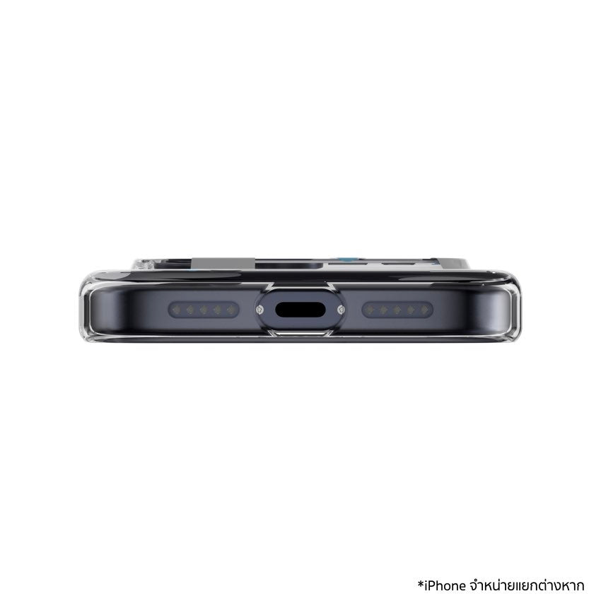 เคสกันกระแทก iPhone 17 Pro Switcheasy Fleur M 3D Pattern - Blue Gray