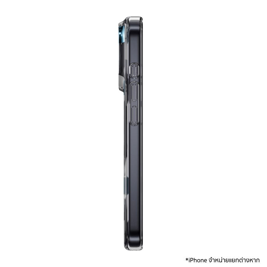 เคสกันกระแทก iPhone 17 Pro Switcheasy Fleur M 3D Pattern - Blue Gray