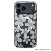 iPhone 17 Pro Max Case Switcheasy Fleur M 3D Pattern - Blue Gray